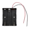 thumbnail image 1 of 5Pcs 3 Slots Plastic 18650 Batteries Storage Case Holder w/Wire Lead Pin, 1 of 3
