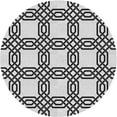thumbnail image 1 of Ahgly Company Machine Washable Indoor Round Transitional Platinum Gray Area Rugs, 5' Round, 1 of 7