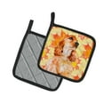 thumbnail image 2 of Carolines Treasures BB9967PTHD Cocker Spaniel Fall Pair of Pot Holders, 2 of 3