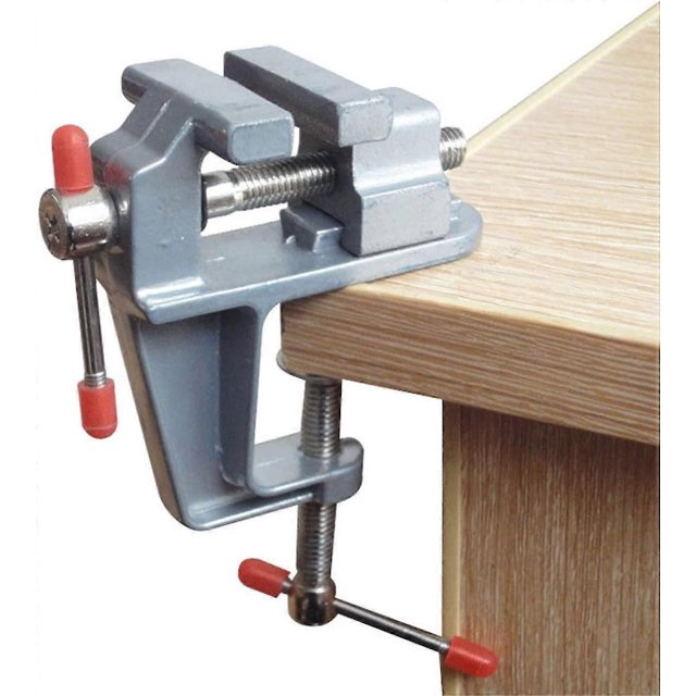 Adjustable Mini Vice With Clamp For Table Bench Hobby, Table Clamp Portable Work Bench, Diy Clamps Craft Table Repair Tool
