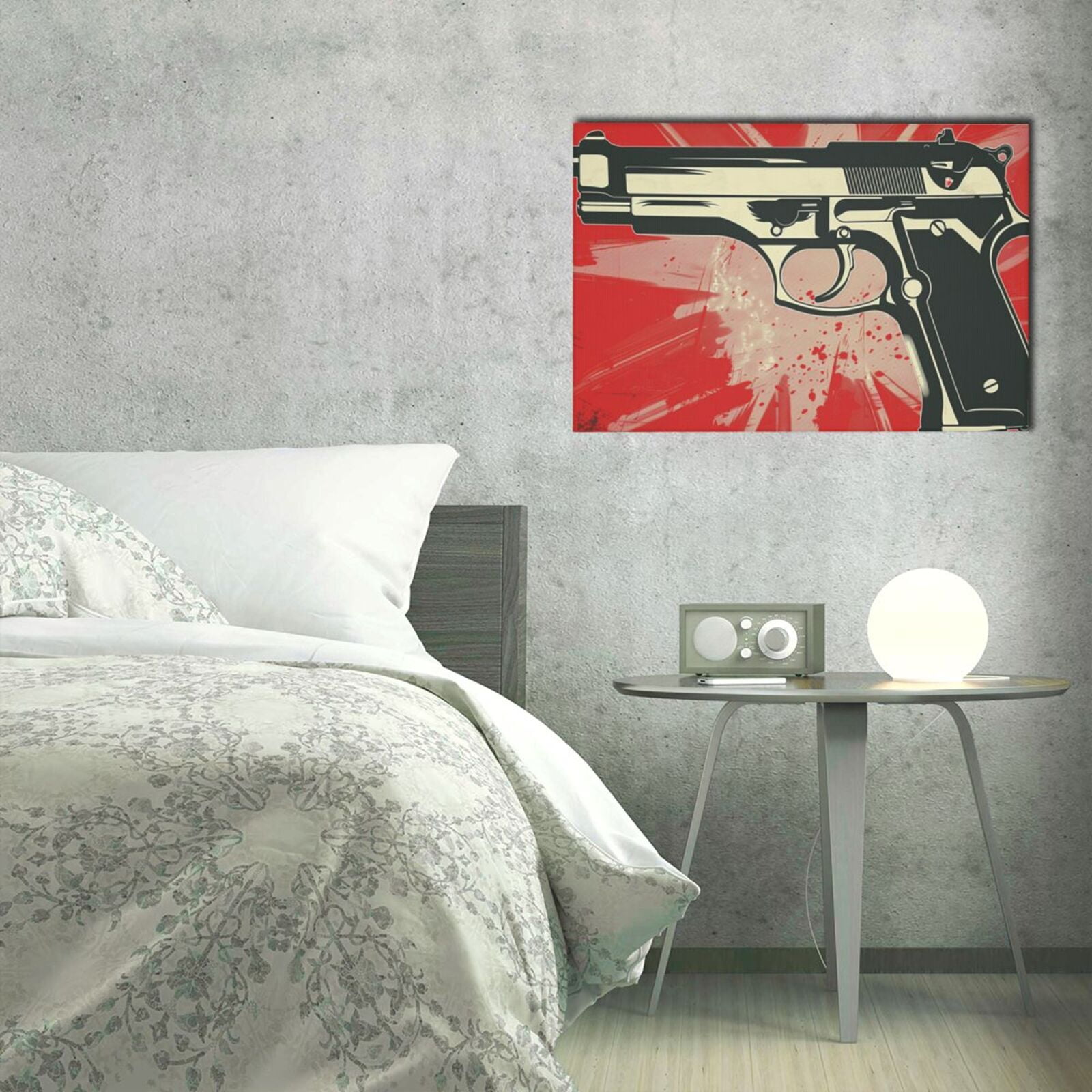 16x24 inch Canvas Hanging Picture Classic Gun Poster,Classic Gun Stores Canvas Decor Accessory,Man Cave,Man Room Wall Decor Painting Prints,Gift For Gun Enthusiast,For Bedroom,Man Cave,Tavern