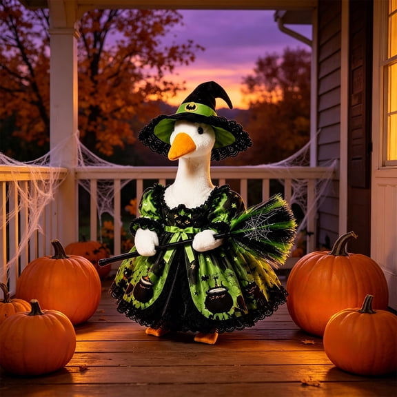 XGFHYJEH Proch Goose Halloween Outfits, Garden Yard Lawn Porch Goose Clothes Goose Costume Clothing, Goose Outfit for 23'' Proch Goose Outdoor Outside Patio Decor