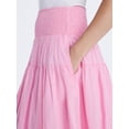 thumbnail image 5 of Free Assembly Women's Smocked Waist Cotton Midi Skirt, Sizes XS-XXL, 5 of 7