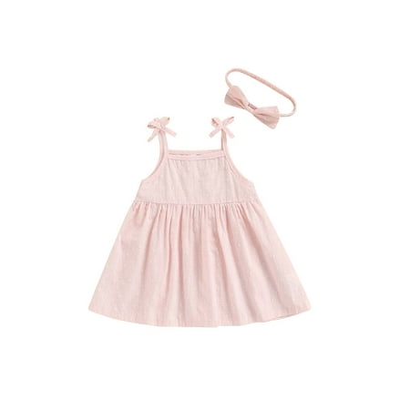 

Toddler Girl Dress Suit Loose High Waist Floral Square Neck Casual Street A-Lined Dress+Headband