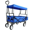 thumbnail image 5 of Garden Shopping Beach Cart folding wagon (Blue), 5 of 10