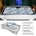 thumbnail image 4 of Kdxio Palm Tree Print Front Windshield Sun Shade,Folding Auto Sunshade for Car Truck SUV-Small, 4 of 7