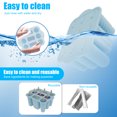 thumbnail image 3 of Silicone Popsicle Molds 9 Pieces Homemade Popsicle Molds with 3 Shape Molds Silicone Ice Pop Molds with Reusable Popsicle 3OZ Popsicle Molds for Juice Puree Yogurt Applesauce, 3 of 6