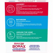 Mule Team Borax All Natural Detergent Booster & Multi-Purpose Household Cleaner - 65oz