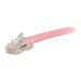 C2G 3ft Cat6 Non-Booted Unshielded (UTP) Ethernet Network Patch Cable - Pink - patch cable - 3 ft -