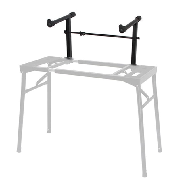 Universal Second Tier for Keyboard Stand, Adjustable Width Keyboard Stand Extension Adapter, Second Tier for Electronic Piano, Ke