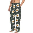 thumbnail image 2 of Xecao Cute Poached Eggs Men's Straight Lounge Pajama Pants: The Ultimate in Comfortable Sleepwear, 2 of 9