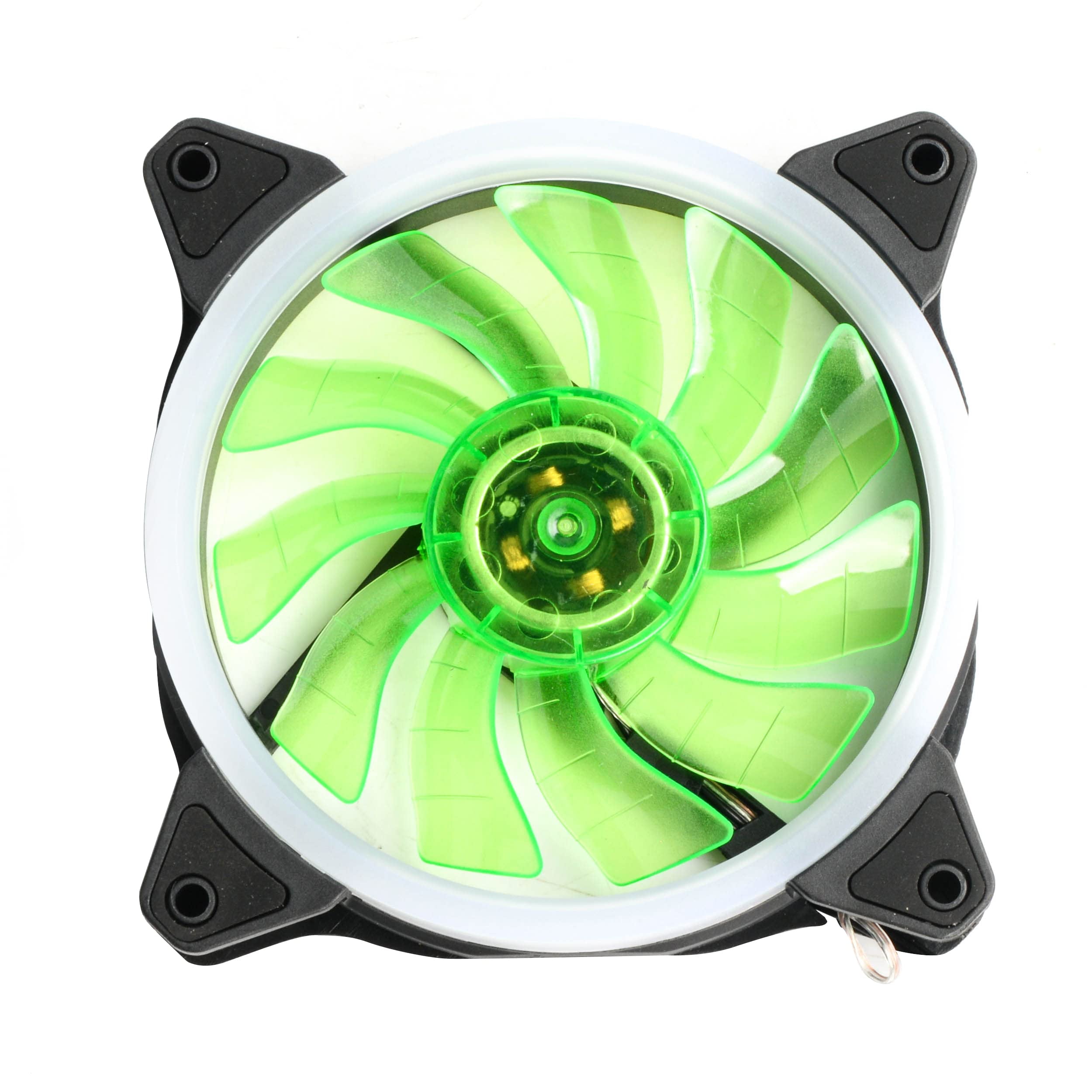 Dracaena 1 Pack FANL19 Fan, 12V DC 120mm Length of led case Fan Computer Cooler, with LED