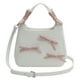 thumbnail image 1 of Bolso hombro casual mano Sweet Bow Cuero PU Color con correa ajustable asa superior para mujeres y niñas, 1 of 9