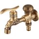thumbnail image 2 of Extended version of double outlet faucet antique copper carved faucet bathroom mop faucet machine, 2 of 5