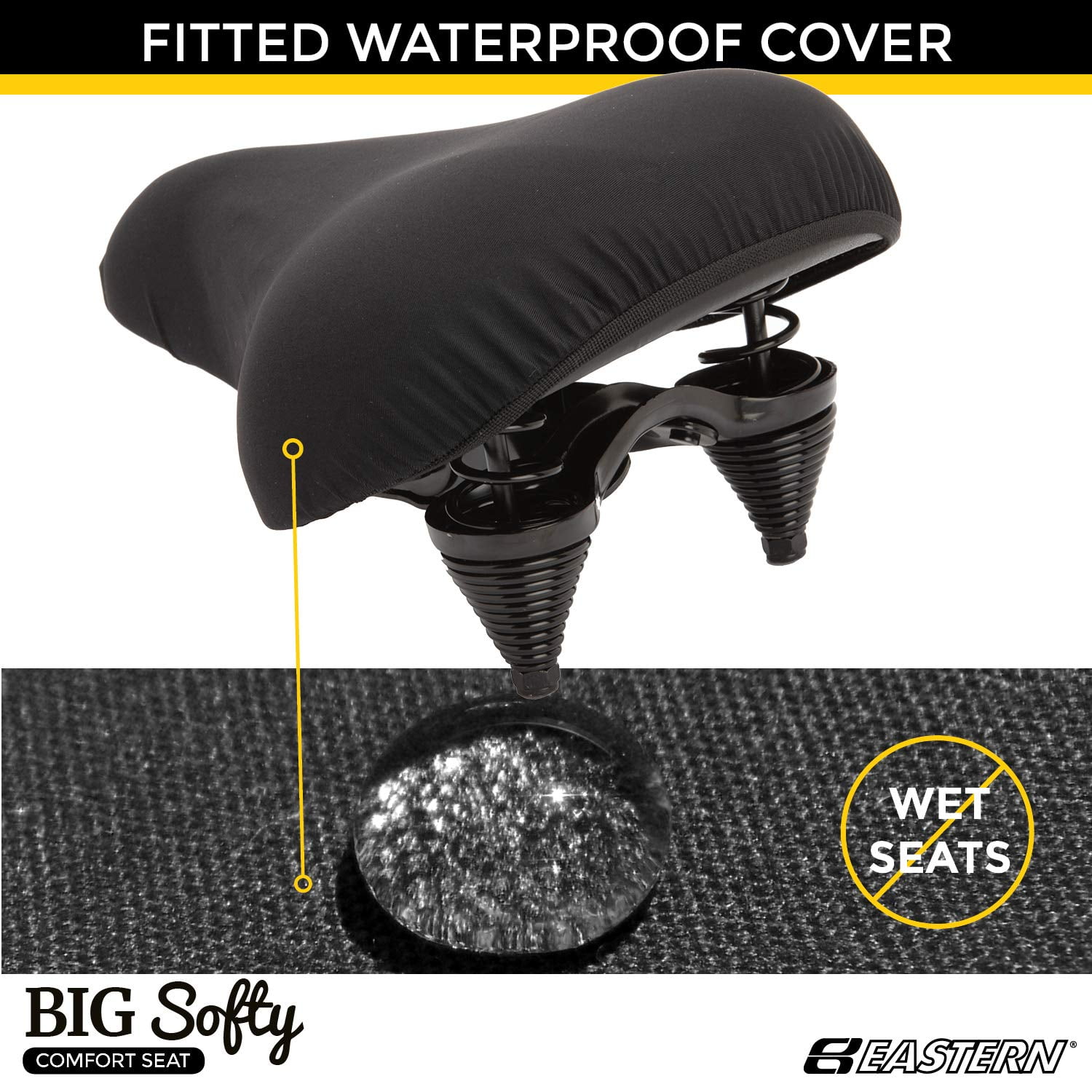 wide seat for spinning bike