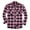 Purple, variant on zfhfof Mens Long Sleeve Western Cowboy Shirts Snap Button Up Casual Classic Plaid Shirts Lightweight Work Shirts with Chest Pockets