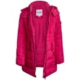 thumbnail image 2 of Steve Madden Girls Puffer Jacket Insulated Quilted Long Length Winter Parka Long Puffer Jacket, 2 of 7