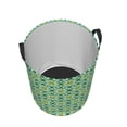 thumbnail image 2 of LNWH Laundry Basket, Floral Geometric Repeat Pattern Foldable Laundry Hamper With Handles Waterproof, Medium, 2 of 8