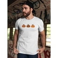 thumbnail image 2 of Cute Chic Pumpkins T-Shirt Men -Image by Shutterstock, Male XX-Large, 2 of 4