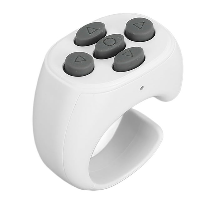 Remote Control for TikTok, BT Remote Control Page Turner with Charging Case, Camera Shutter Remote Control, Fingertip Page Turner for Video, Novel, Selfie