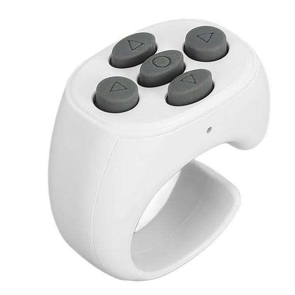 Remote Control for TikTok, BT Remote Control Page Turner with Charging Case, Camera Shutter Remote Control, Fingertip Page Turner for Video, Novel, Selfie
