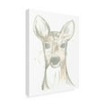 thumbnail image 2 of Trademark Fine Art 'Deer Cameo II' Canvas Art by June Erica Vess, 2 of 3
