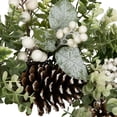 thumbnail image 6 of Northlight Real Touch™️ Frosted Pinecones and Berries Artificial Christmas Wreath - 24" - Unlit, 6 of 9