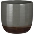 thumbnail image 1 of 11.8" Nora Pot Ceramic Planter - Glazed Green-Terracotta, 1 of 1
