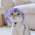 thumbnail image 4 of Miretho Summer Dog Bucket Hat Pet Sun Visor Cap, Adjustable Outdoor Sunshade Hat with Ear Holes for Small Medium Dogs Cats M, 4 of 5