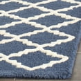 thumbnail image 3 of SAFAVIEH Cambridge Karen Geometric Wool Runner Rug, Navy/Ivory, 2'6" x 12', 3 of 7