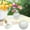 H, variant on TUWABEII Vase Flower Family Decorative Vase Round Vase Arrangement Ornament Spherical porous vase