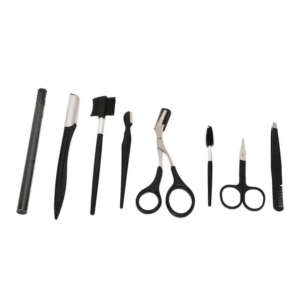 Kit Profesional Para Cejas, Kit De Aseo Para Cejas, 8 Piezas, Seguro De Usar, Acero Inoxidable Con Bolsa De Almacenamiento Para Viajes ANGGREK Otros