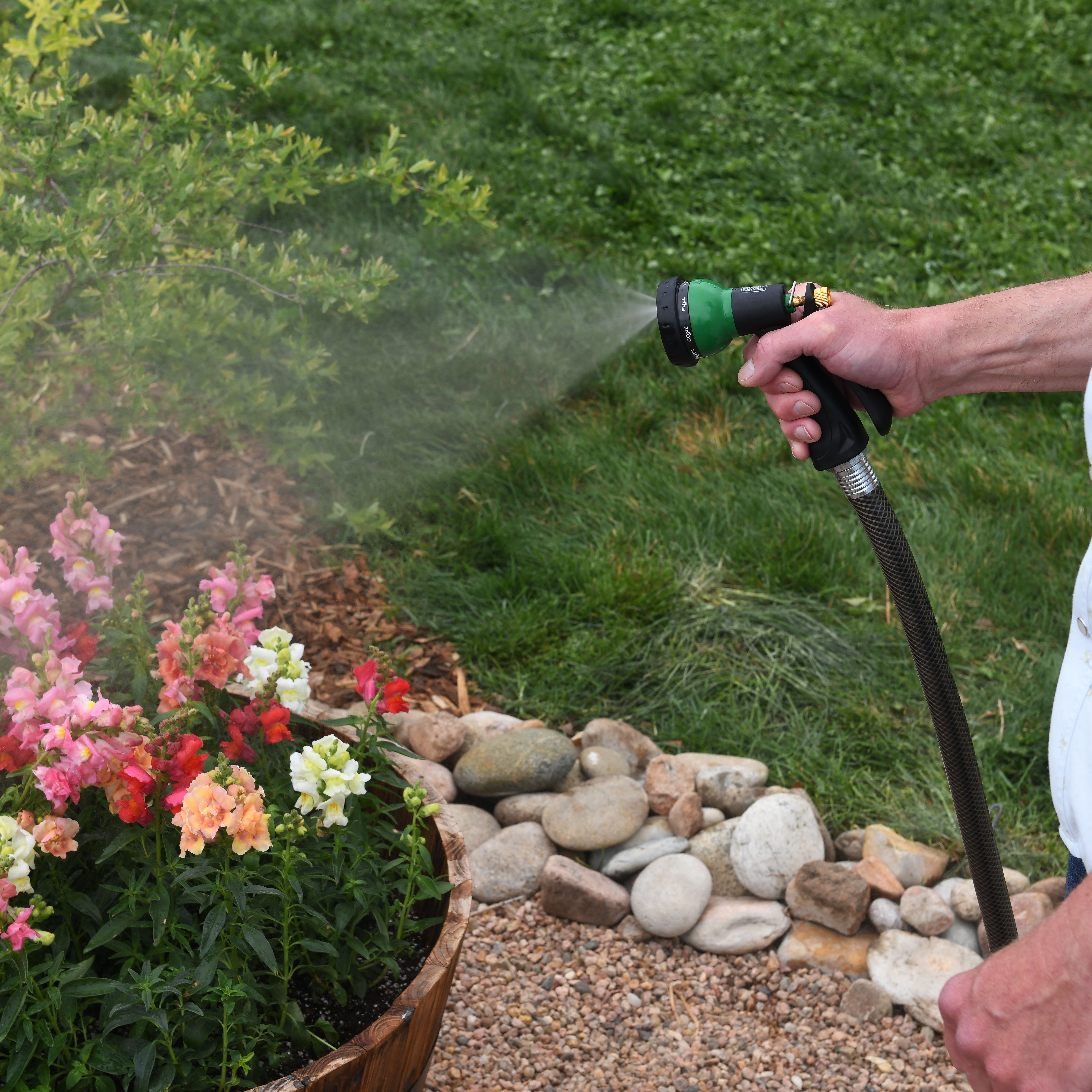 Buse d'arrosage en métal Expert Gardener à 8 motifs