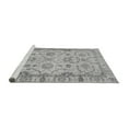 thumbnail image 2 of Ahgly Company Machine Washable Indoor Square Oriental Gray Traditional Area Rugs, 4' Square, 2 of 4