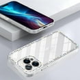 thumbnail image 6 of Compatible with iPhone 15 Case Clear Bling Diamond Rhinestone Cute for Girls Women Girly Case Glitter Shiny Sparkle Gem Design Soft Silicone Luxury Fashion Protective 3D Phone Case, 6 of 7
