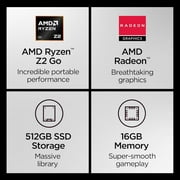 Lenovo Legion Go S - 2025 - Mobile Gaming Console - AMD Radeon graphics - 8 PureSight IPS Display - 120Hz - AMD Ryzen Z2 Go - 16GB Memory - 512GB Storage - Glacier White - Free PC Game Pass