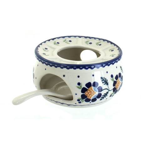 

Blue Rose Polish Pottery Sunflower Teapot Warmer
