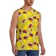 thumbnail image 2 of Fotbe Duck with Star Sunglasses Men's Camiseta sin Mangas Estampada para Hombres, Playera Casual para Gimnasio, Entrenamiento, Playa-Medium, 2 of 7