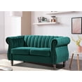 thumbnail image 3 of Adibah Velvet Chesterfield 2 Pieces Living Room Set, 3 of 5