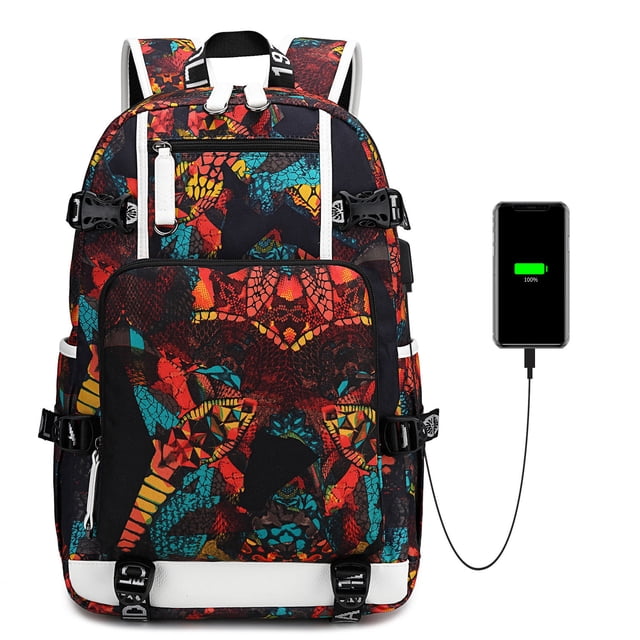 Travel Laptop Backpack Waterproof Anti-Theft Bag with USB Charging Port and Lock