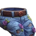 Creative Denim Pants Resin Flower Pot,Outdoor Indoor Garden Cute