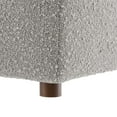 thumbnail image 5 of Modway Commix Upholstered Boucle Fabric Corner Chair in Light Gray, 5 of 8