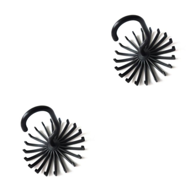 maskred Tie Rack Closet Rotating Adjustable Belt Holder Household Storage Hanger Space-saving Swivel Organizer Portable Travel 1 2Set