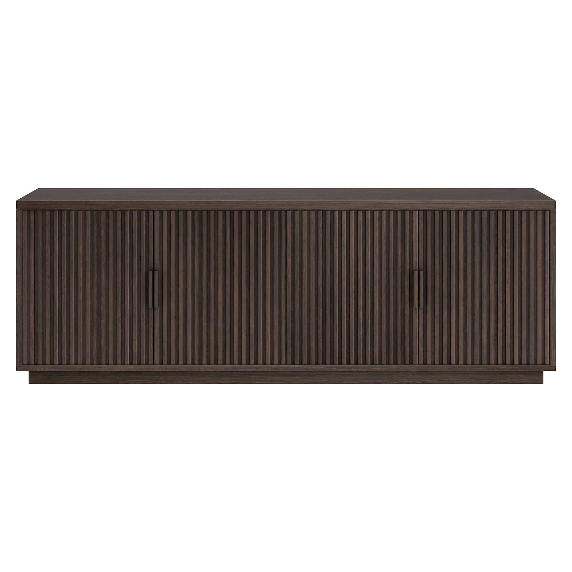 Mero Rectangular TV Stand for TV's up to 75" in Alder Brown