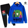 thumbnail image 1 of Super Mario Bros. Sudadera con capucha de manga larga para niños y niñas, Chaqueta de traje de pantalones largos, Jersey informal para niños, 1 of 1