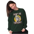 thumbnail image 3 of Woodsy Owl Don't Litter Retro Cartoon Sweatshirt for Men or Women Brisco Brands 3X, 3 of 5