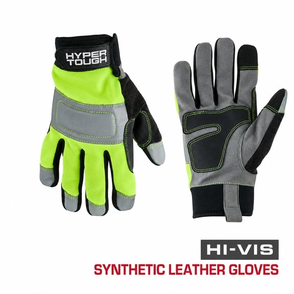 Hyper Tough Synthetic Leather Gloves, M