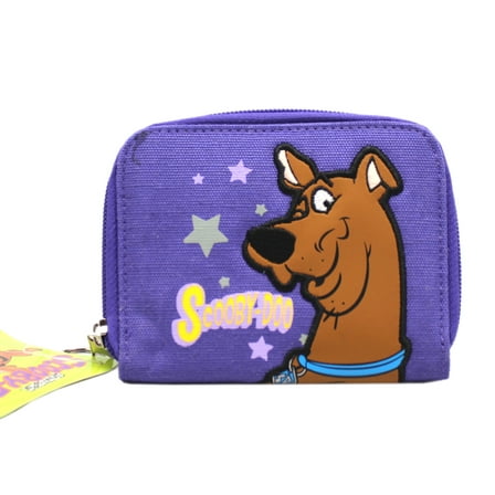 Scooby-Doo! Superstar Dark Violet Zippered Kids Wallet