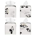thumbnail image 2 of Funda cuadrada de piel de Mickey Mouse para pañuelos de papel, soporte para pañuelos de papel con cinturón inferior, funda estética para pañuelos faciales, moderna y decorativa para baño, decoración, 2 of 8