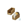 thumbnail image 2 of iDesign Acacia Wood Open-Front Pantry Bin - Set of 2 - Natural, 2 of 5
